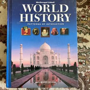 McDougal World History textbook